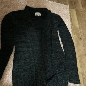 Black cardigan